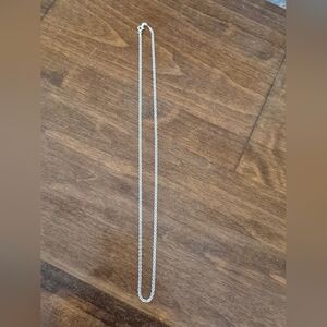 Sterling silver necklace.